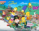 Den officiella kampanjbilden i Monopoly Go The Simpsons-evenemanget.