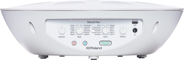 Ägarna kan styra Roland Mood Pan med hjälp av de bakre kontrollerna. (Bildkälla: Roland)