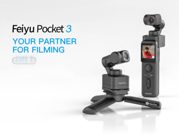 Feiyu Pocket 3 har en avtagbar kamera som fästs magnetiskt på metallytor.