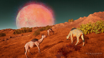 En bild som visar djur i Stranded: Alien Dawn.