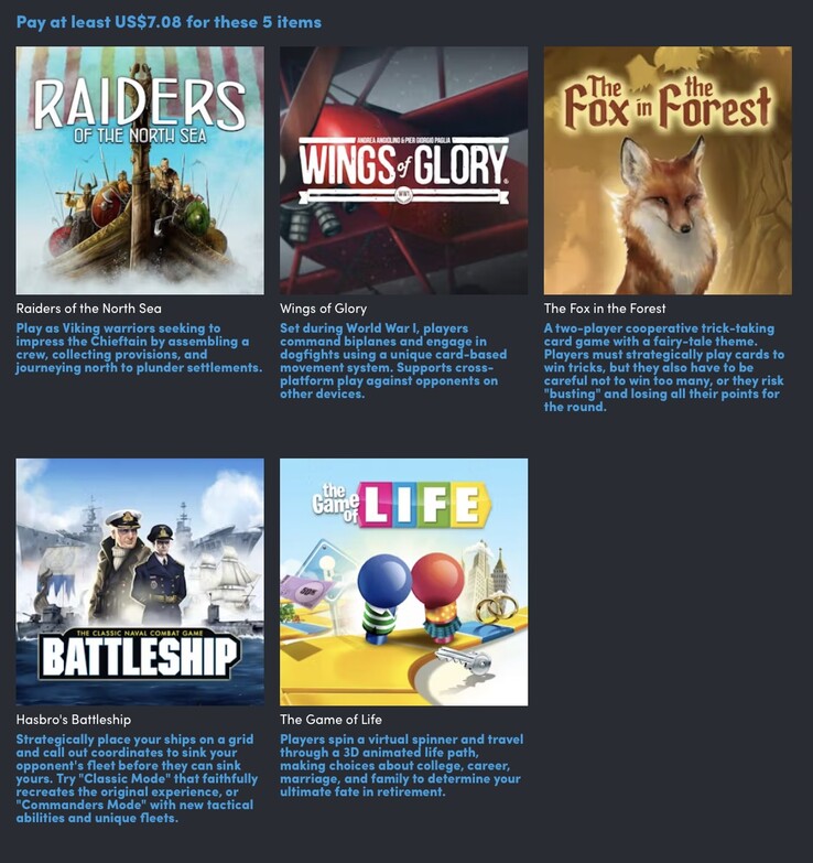 Betala minst 5,08 USD för att få tillgång till dessa fem spel i Humble Bundle "Top Tag Teams". (Bildkälla: Humble Bundle)