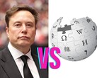 Konstnärlig framställning av Elon Musk vs Wikipedia. (Bildkälla: Wikipedia, redigerad)