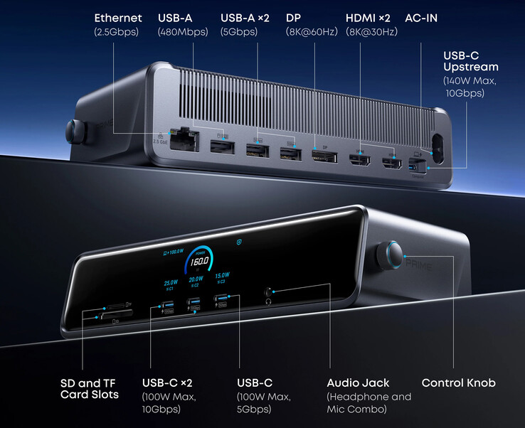 Alla portar på 14-i-1 Prime Docking Port (Bildkälla: Anker)