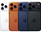 Apple iPhone 17 Pro i läckta färgalternativ: vit, orange, marinblå och svart (Bildkälla: Unofficial artwork)