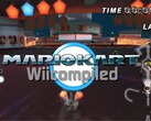 En skärmdump från Mario Kart Wii, sammanställd