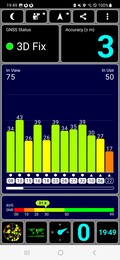 GPS-mottagning utomhus