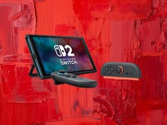 Switch 2-konsol och Joy-Con 2-kontroller visas