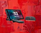 Switch 2-konsol och Joy-Con 2-kontroller visas