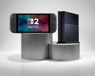 Switch 2 och PS4-konsoler visas sida vid sida (Bildkälla: Nintendo of America, Sony PlayStation)