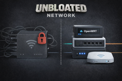 Router från leverantör vs. OpenWRT-nätverk