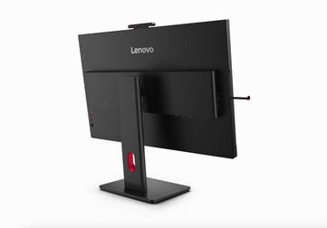 Baksidan av den nya skärmen Lenovo ThinkVision T32UD.
