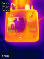 Minisforum AI X1 stresstest (undersida)
