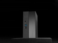 Det är oklart när DeskSlim X600 kommer att lanseras. På bilden: en redigerad kampanjbild av DeskMini X600. (Bildkälla: ASRock)