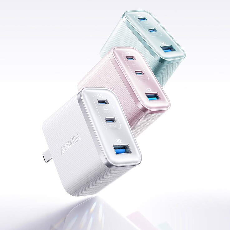 Anker Nano SafeCharge Ultra Charger finns tillgänglig i olika färger med en skimrande finish (bilden). (Bildkälla: JD.com)