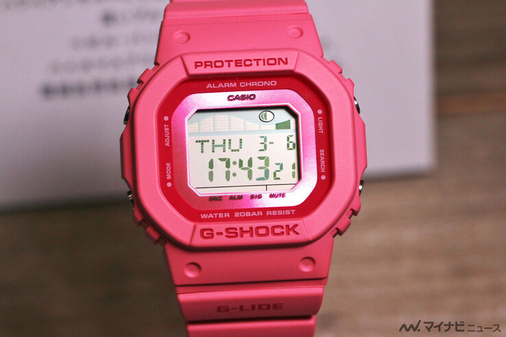 Klockan Casio G-Shock G-Lide GLX-S5610-4. (Bildkälla: Mynavi News)