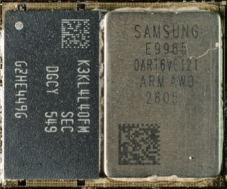 Förpackningen till Exynos 2600 på bilden