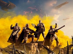 En grupp soldater i Helldivers 2. (Bildkälla: Arrowhead) 