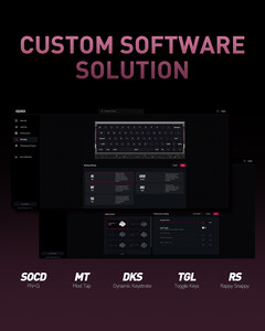 Iqunix HE-tangentbord drivs av en funktionsrik webbaserad programvara. (Bildkälla: Iqunix)