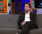 En skärmdump av Leslie Benzies under en intervju med IGN