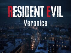 Banner för Resident Evil Veronica visas