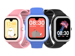 Rogbid K1 smarwatch finns i tre färger - rosa, blå och svart (bilden). (Bildkälla: Rogbid)