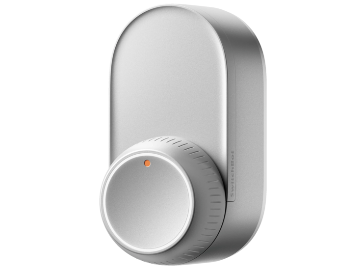 Den silverfärgade SwitchBot Lock Ultra. (Bildkälla: SwitchBot)
