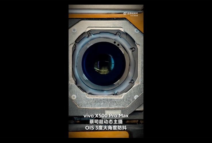 Vivo X500 Pro Max har 3° bildstabilisering.