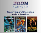 Zoom Platform-banner med Duke Nukem-spel (Bildkälla: Zoom Platform med ändringar)