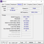 CPU-Z Minne