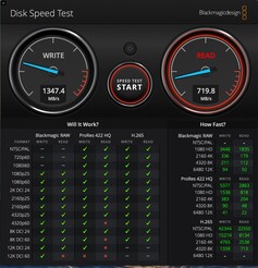 Anslutning: Thunderbolt 4 | Filstorlek: 1 GB