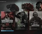 Call of Duty HQ launcher med Modern Warfare 2 och 3 visas (Bildkälla: Activision)
