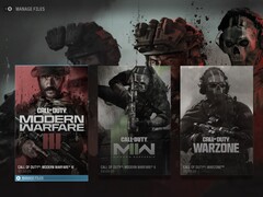 Call of Duty HQ launcher med Modern Warfare 2 och 3 visas (Bildkälla: Activision)