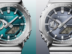 Casio G-Shock GM-2110D-3A1 (till vänster) och GM-2110D-8A (till höger), på bilden. (Bildkälla: Casio)