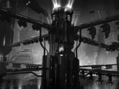 Evolve 2 hade redan konceptbilder i spel när det övergavs av studion. (bildkälla TJ Frame)