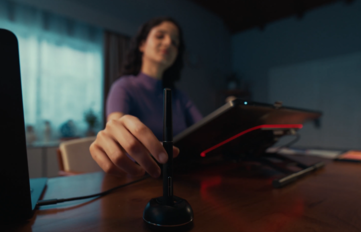 Huion Kamvas 22 Gen 3 omgivande belysning