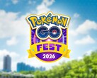 Den officiella kampanjbilden för Pokémon GO Fest 2026.