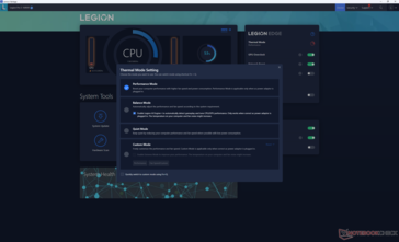 Lenovo Vantage Power Profile-lägen