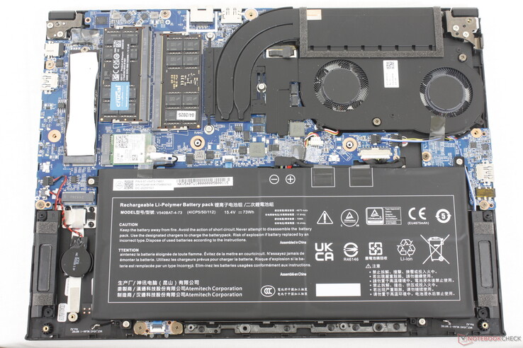 Eurocom Blitz Ultra 2 moderkort med 2x SODIMM och 2x M.2 2280 SSD-platser