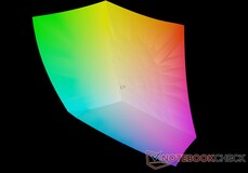 Asus Vivobook vs. sRGB-färgrymden