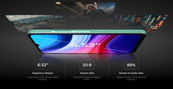 Alcatel 3 (2025) har en HD+-skärm och en ljusstyrka på 400 nits. (Bildkälla: Alcatel)