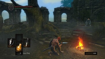 På bilden: En skärmdump från ett spel från DARK SOULS™: REMASTERED.