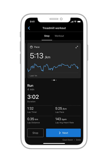 Funktionen Garmin Connect+ Live Activity. (Bildkälla: Garmin)