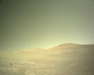 Bild av arbetsytan "Scotiafjellet" som tagits av Mars Perseverance-rovern (Bildkälla: NASA och JPL-Caltech)