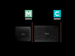 Zotac presenterade nya minidatorer i M-serien och C-serien på Computex 2025. På bilden: två av de nya minidatorerna. (Bildkälla: Zotac - redigerad)