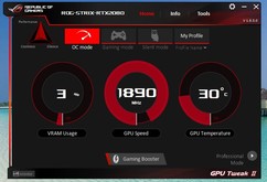 Asus GPU Tweak (OC-läge)