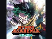 Reklamaffisch för My Hero Academia: Final Season med Izuku Midoriya (Deku) i aktion med glödande energi och intensivt uttryck, mot en dynamisk bakgrund. (Bildkälla: @MHAOfficial via X)