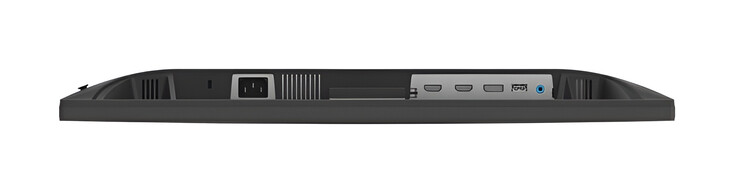Anslutningsmöjligheterna omfattar en DisplayPort-port och två HDMI-portar.