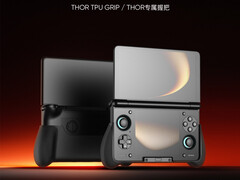 Ett greppfodral är ett av de officiella tillbehören som kommer att släppas för AYN Thor. (Bildkälla: AYN Technologies)