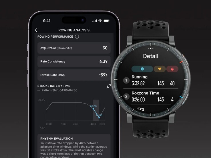 Funktionen HYROX-analys i smartklockan Amazfit Active Max
