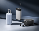EcoFlow Rapid powerbank (10K), Rapid powerbank (20K) och Rapid 3-i-1 powerbank (10K) (från vänster till höger)